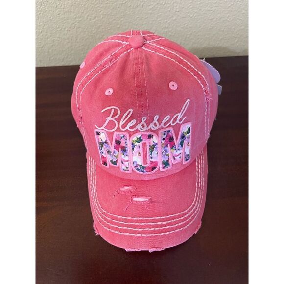 Blessed Mom Vintage Baseball Cap - Picture 1 of 5